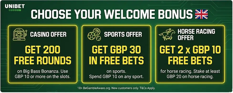 Unibet casino welcome offer