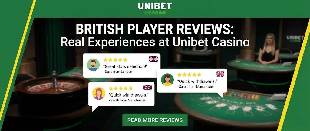 Review and Feedback from UK players about Unibet Casino
