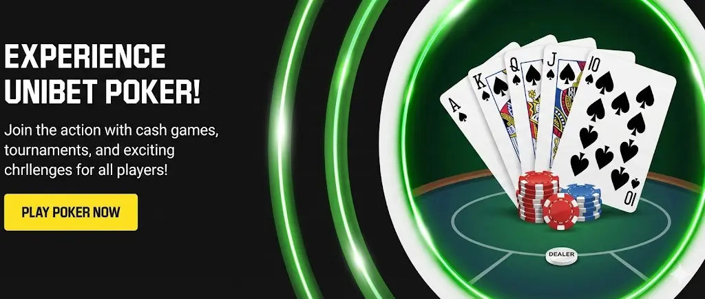 Unibet Poker сash games and tournament card play